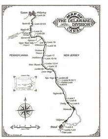 Friends of Delaware Canal map